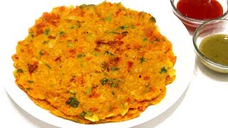 ओट्स के चिल्ले  Oats Chilla Recipe  Oats Pancake  Healthy Breakfast Recipe  KabitasKitchen [upl. by Elylrac]