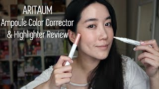 ARITAUM Real Ampoule Color Corrector and Highlighter Review  Swatches  Demo [upl. by Gypsie562]