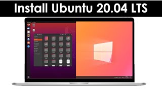 How to Dual Boot Ubuntu 2004 LTS and Windows 10  2020 [upl. by Brinn]