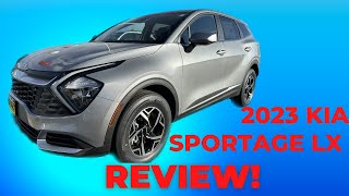 2023 Kia Sportage LX AWD in Steel Gray Review [upl. by Air]