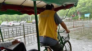 Ricksaw travel Zhujiajiao Shanghai [upl. by Llenil]