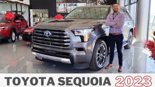 NUEVA TOYOTA SEQUOIA HIBRIDA 2023  ¿LA SUV MAS PODEROSA Y EFICIENTE DEL MUNDO [upl. by Samantha]