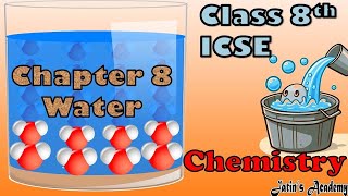 chapter 8 water class 8th icse chemistry in hindi jatinacademy [upl. by Sauveur]