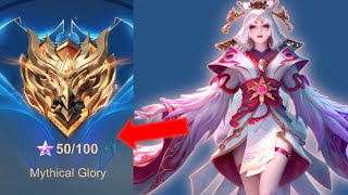 FINALLY SOLO RANK MYTHICAL GLORY LUNOX 🔥  LUNOX BEST BUILD 2024 AND EMBLEM [upl. by Blockus]