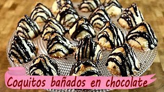 COQUITOS BAÑADOS EN CHOCOLATE DELICIOSOS Y MUY FÁCILES DE HACER [upl. by Cosetta]