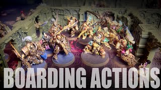 Custodes vs Death Guard Boarding Actions 40k battle report [upl. by Sower]