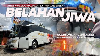 PENUH AKSI DI JALUR EXTRIM BONUS FULL BASURI   ARTISNYA EKA JALUR TENGAH S 7810 US BELAHAN JIWA [upl. by Elleinnod483]