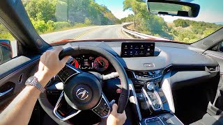 2021 Acura TLX Type S  POV First Impressions [upl. by Yrffej999]