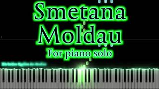 Smetana Moldau for piano solo [upl. by Maddeu]