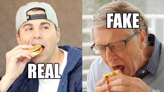 Feeding Bill Gates a Fake Burger to save the world [upl. by Enneire]