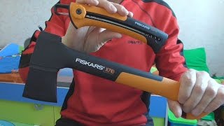 По совету друзей топор Fiskars X7 [upl. by Enajyram829]