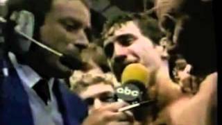 Barry McGuigans post Eusebio Pedroza fight interview [upl. by Zolly]