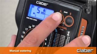 Claber Dual Logic Electronic Water Timer Guide [upl. by Otsenre728]