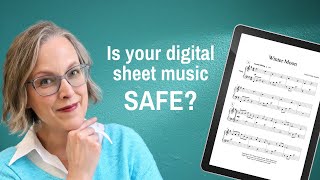 Keep your digital sheet music SAFE and ORGANIZED [upl. by Ellezig]