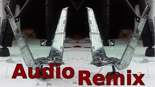 Metal Earth build  Kylo Rens Shuttle  Audio Remix [upl. by Amsaj259]