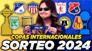 🔴¡SORTEO DE COPA LIBERTADORES Y SUDAMERICANA 2024😱🏆🇨🇴 [upl. by Theodor]