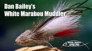 Dan Baileys White Marabou Muddler  Classic streamer fly tying [upl. by Aniar]