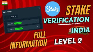 Stake Verification India 🇮🇳  Stake Account Verification Level 2 ✅  Stake ID Verification Time ⌛ [upl. by Lauter424]