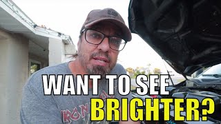 Upgrading Our Ford F250 Super Duty Headlights to LED Bulbs [upl. by Berglund]