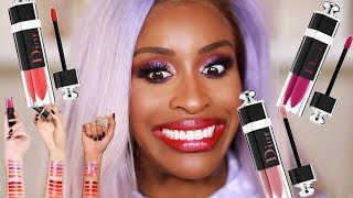 DIOR Lip Lacquer Plump Ooooooh LAWD  Jackie Aina [upl. by Ihtraa]