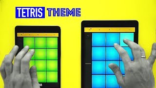 8bit Tetris Theme Song played with Drum Pads 24 Chiptune Music [upl. by Sukramed150]