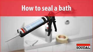 How to seal a bath [upl. by Anwahs]