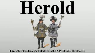 Herold [upl. by Terti]