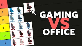 15 Gaming Chairs vs 15 Office Chairs [upl. by Jasper]