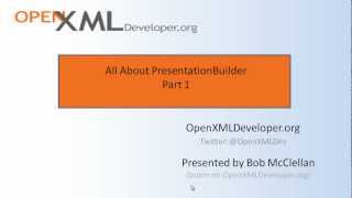 All About PresentationBuilder Part 1 [upl. by Liesa]