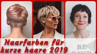 20 Frisurideen für haarfarben für kurze haare 2019 [upl. by Aticilef]