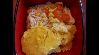 Slow Cooker Sunday Chicken Stew with Cornmeal Dumplings [upl. by Jarek]