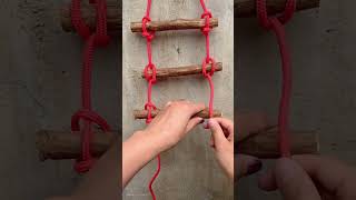 Quick Ladder Knot Practical Knot Rope Tying Method [upl. by Spring]