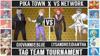 GiovanniampBlue VS LysandreampDiantha TAG TEAM TOURNAMENT  QF1  Pokémon SunMoon [upl. by Johny278]