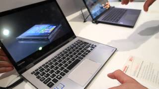 Toshiba Satellite Radius 12  HandsOn  Ekran 4K  Laptop  IFA 2015 [upl. by Eeruhs]