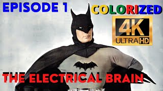 Batman Serial 1943 Chapter 1 Colorized and Remastered to 4K quotThe Electrical Brainquot [upl. by Eneri]