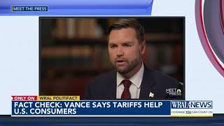 Fact check Vance says consumers are better off under tariffs [upl. by Killigrew]