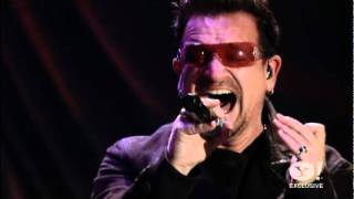 U2News  Miss Sarajevo  Bono amp Edge  A Decade of Difference Concert [upl. by Asin]