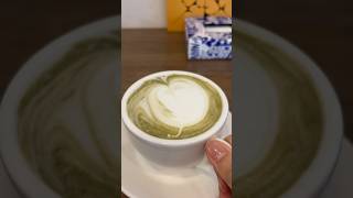 Matcha latte抹茶拿鐵 蛋撻 蛋塔 egg tart [upl. by Kenta]