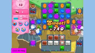 Candy Crush Saga Level 3307 NO BOOSTERS Cookie [upl. by Eisak]