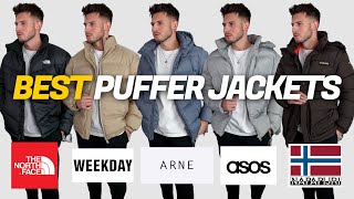 BEST Puffer Jackets Under £300  HUGE Mens Puffer Jacket Haul North Face Napapijri ARNE amp More [upl. by Casaleggio]