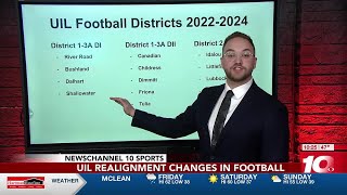 VIDEO UIL high school sports realignment for 202425 amp 202526 school years finalized [upl. by Combes]