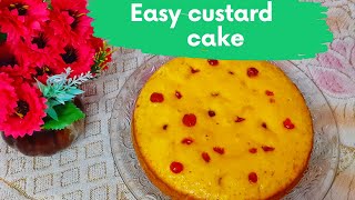 Easy Custard Cake Recipe All at Once [upl. by Macy287]