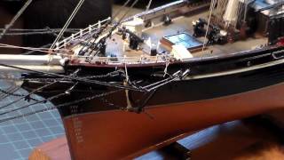 REVELL 1959 CUTTY SARK winter finish up build video 1 [upl. by Leftwich]