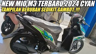 NEW MIO M3 TERBARU 2024 CYAN SIAP LAWAN NEW HONDA BEAT [upl. by Ecikram213]