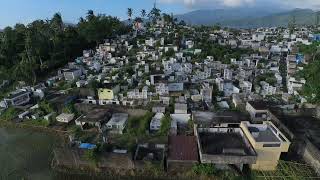 Philippines cemetery drone shots aerial footage Iloilo Island 800 people live in this cemetery [upl. by Oivatco26]