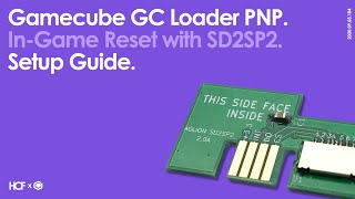 Gamecube GC Loader PNP InGame Reset IGR with SD2SP2  Setup  How To Guide [upl. by Ennaed]