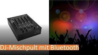 DJ Mischpult  Mixer mit Bluetooth  wwwdasoundde [upl. by Nanam875]