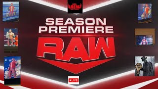 🔴LIVE WatchingMONDAY NIGHT RAW onmyour800subscribers thank4u793 start off new year of 2024 35 [upl. by Adnalram]