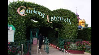 Disneyland Alice in Wonderland Maze ride in Paris Alices Curious Labyrinth POV Disney [upl. by Eeraj]