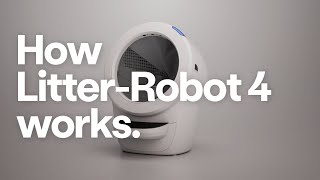 How LitterRobot 4 Works  SelfCleaning Litter Box [upl. by Ardelle]